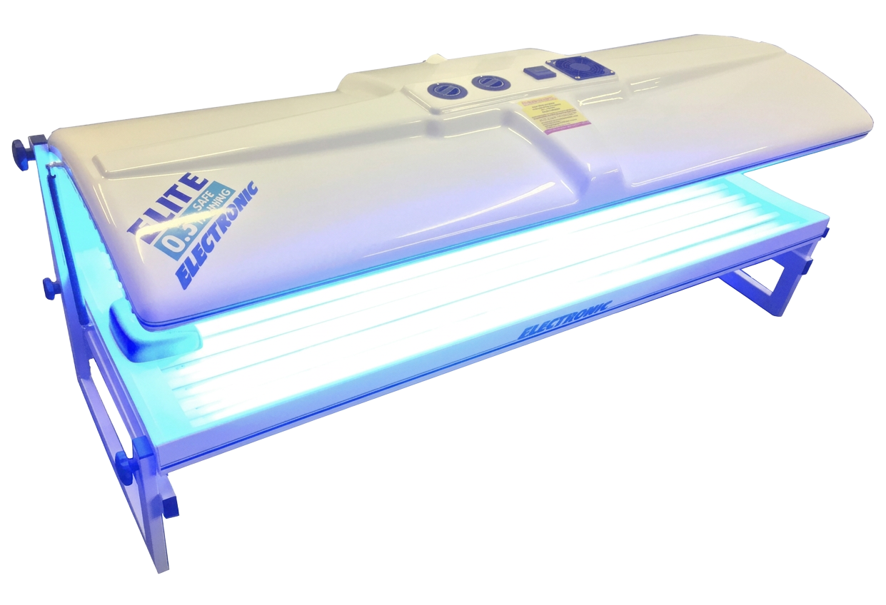 Lie Down Elite Electronic Double home sunbed available for hire across the West Midlands